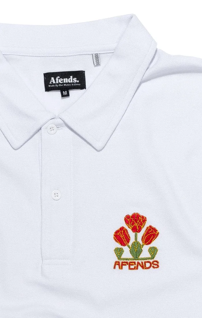 Afends Mens Plaque - Short Sleeve Polo Shirt