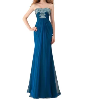 Angela & Alison - Chiffon Skirt Prom Dress