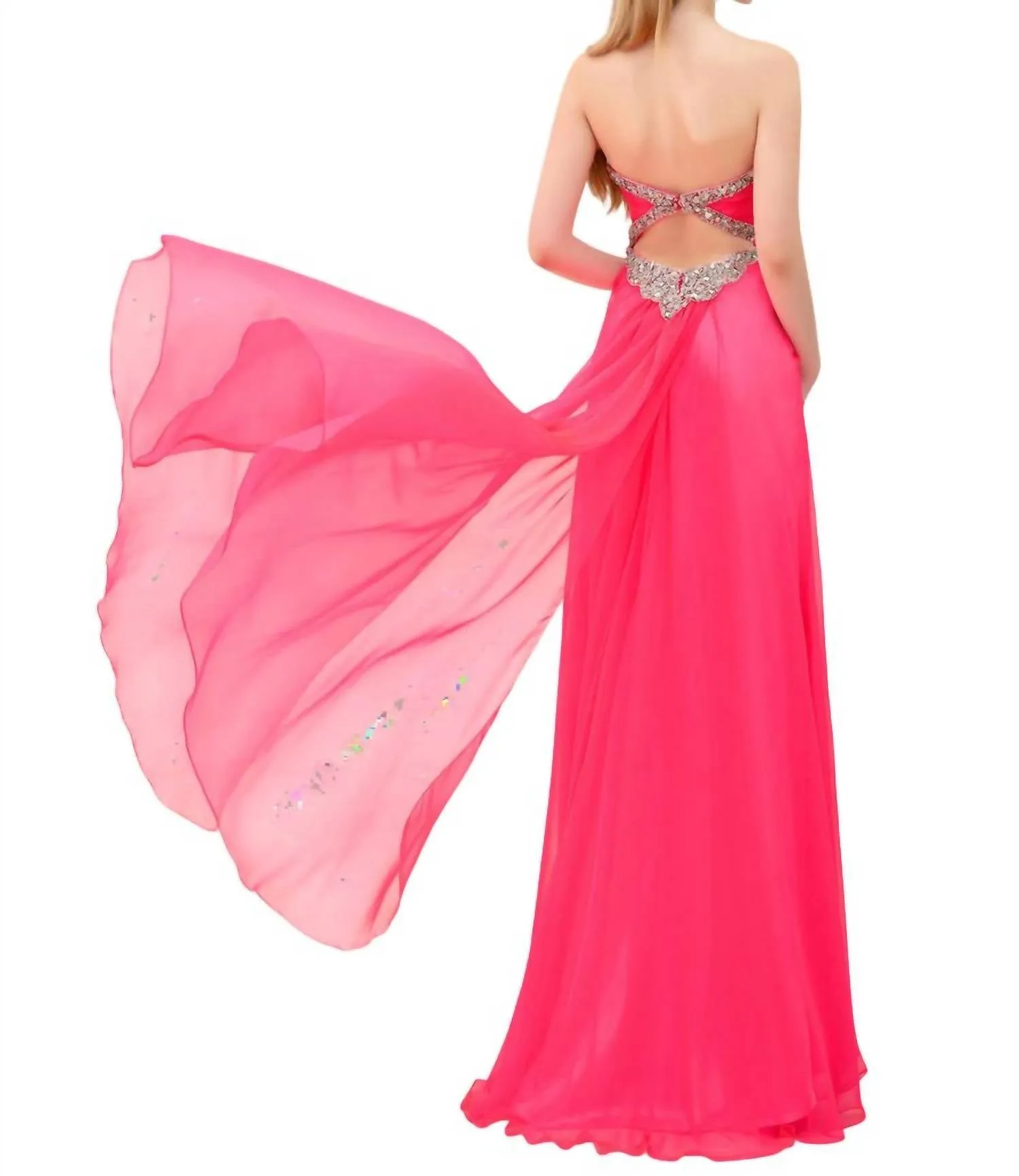 Angela & Alison - Floor Length Prom Dress