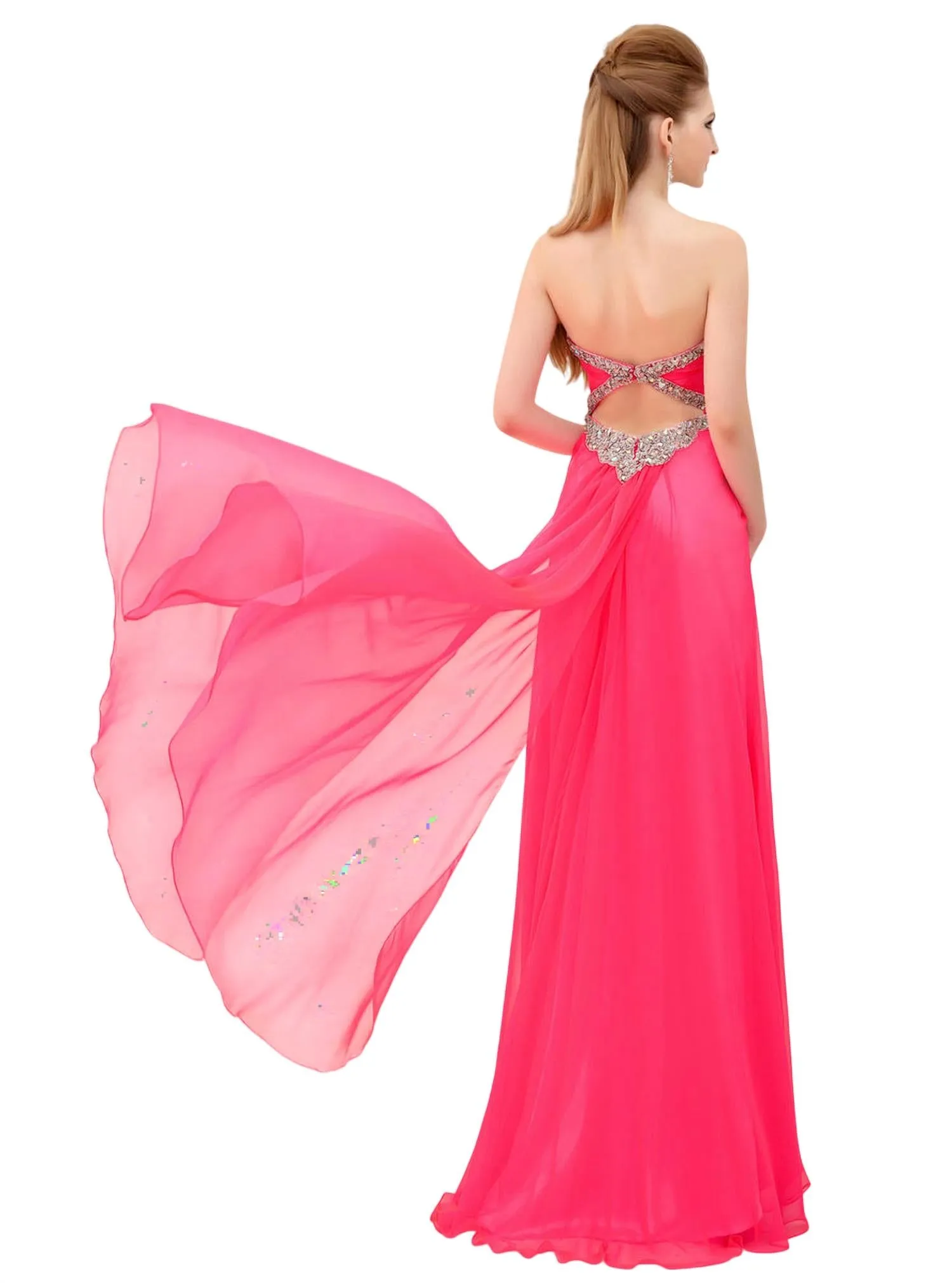 Angela & Alison - Floor Length Prom Dress