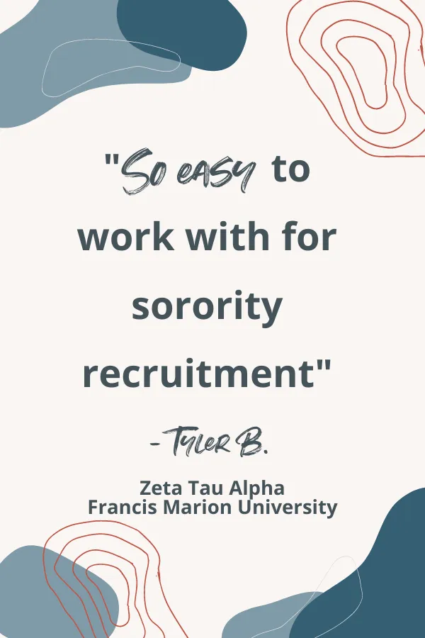 Delta Gamma Recruitment Simple Heart Pink Ringer