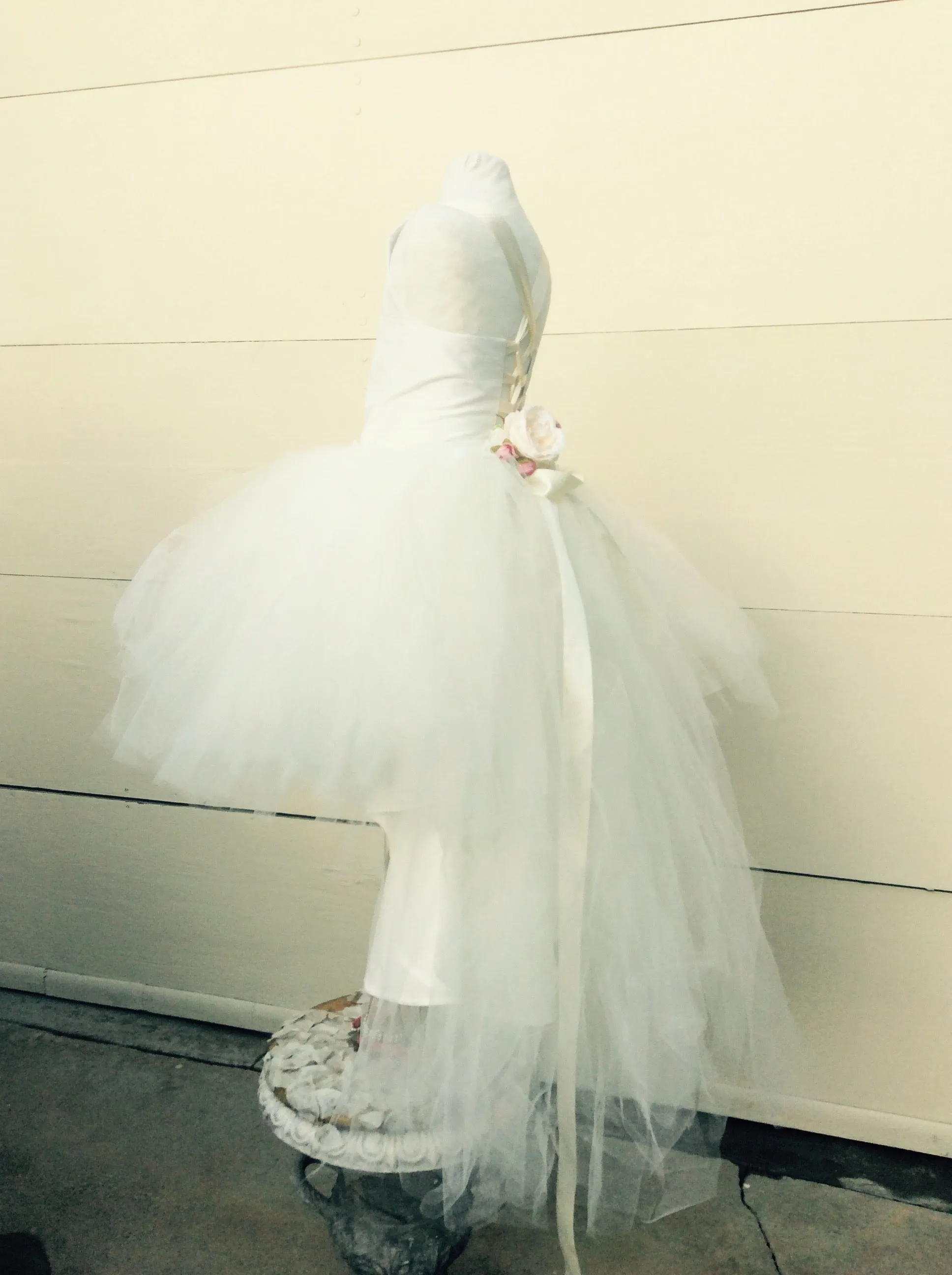Flower girl tutu dress - photo prop - Rafaella
