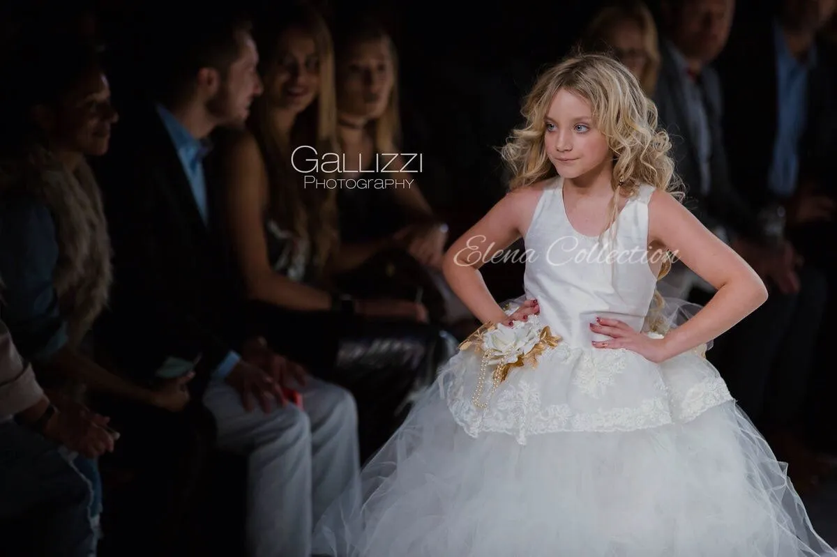 Flower girl tutu dress - photo prop - Rafaella