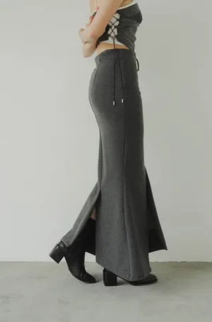 front zip mermaid skirt/2color
