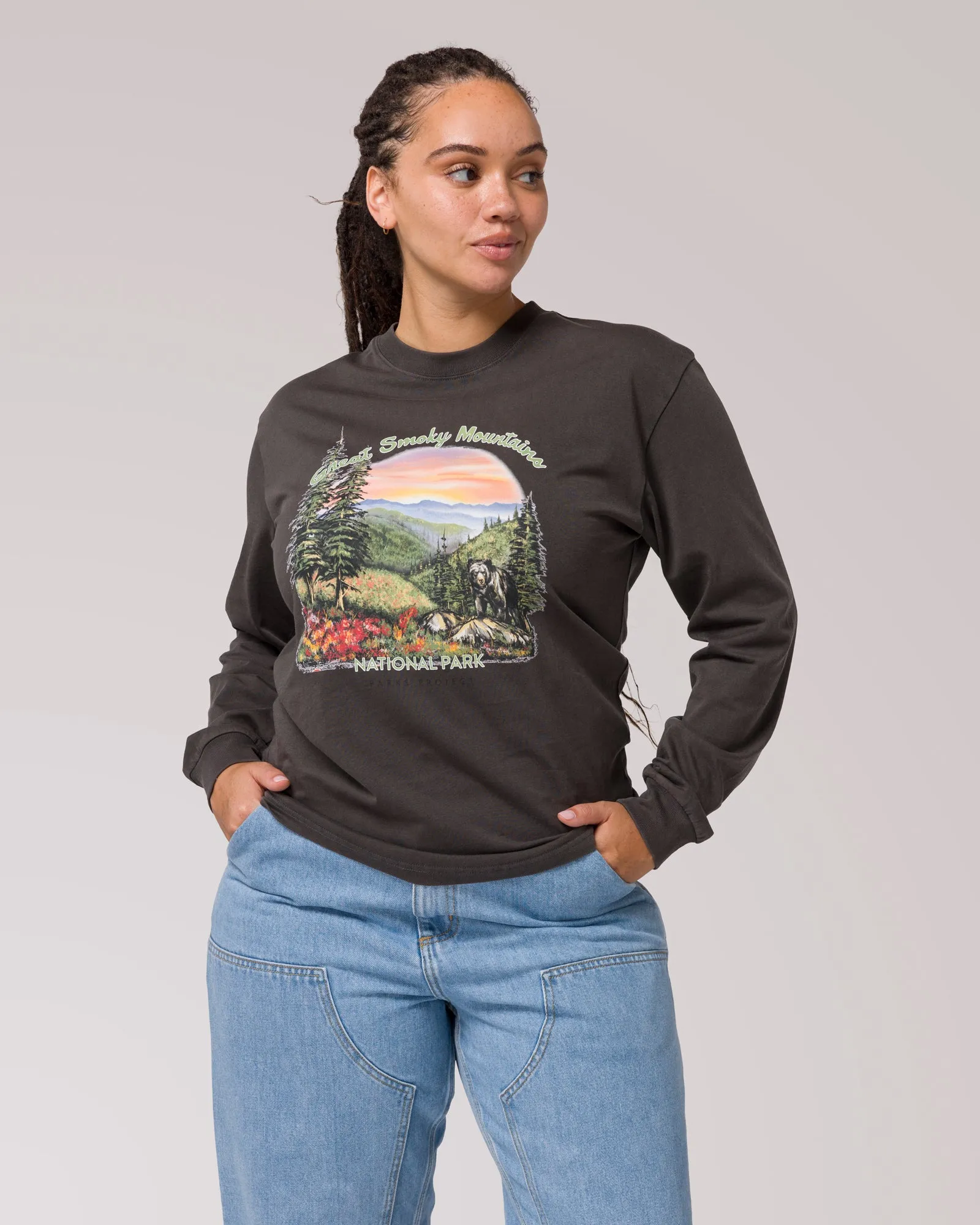 Great Smoky Mountain National Park Vintage Long Sleeve Tee
