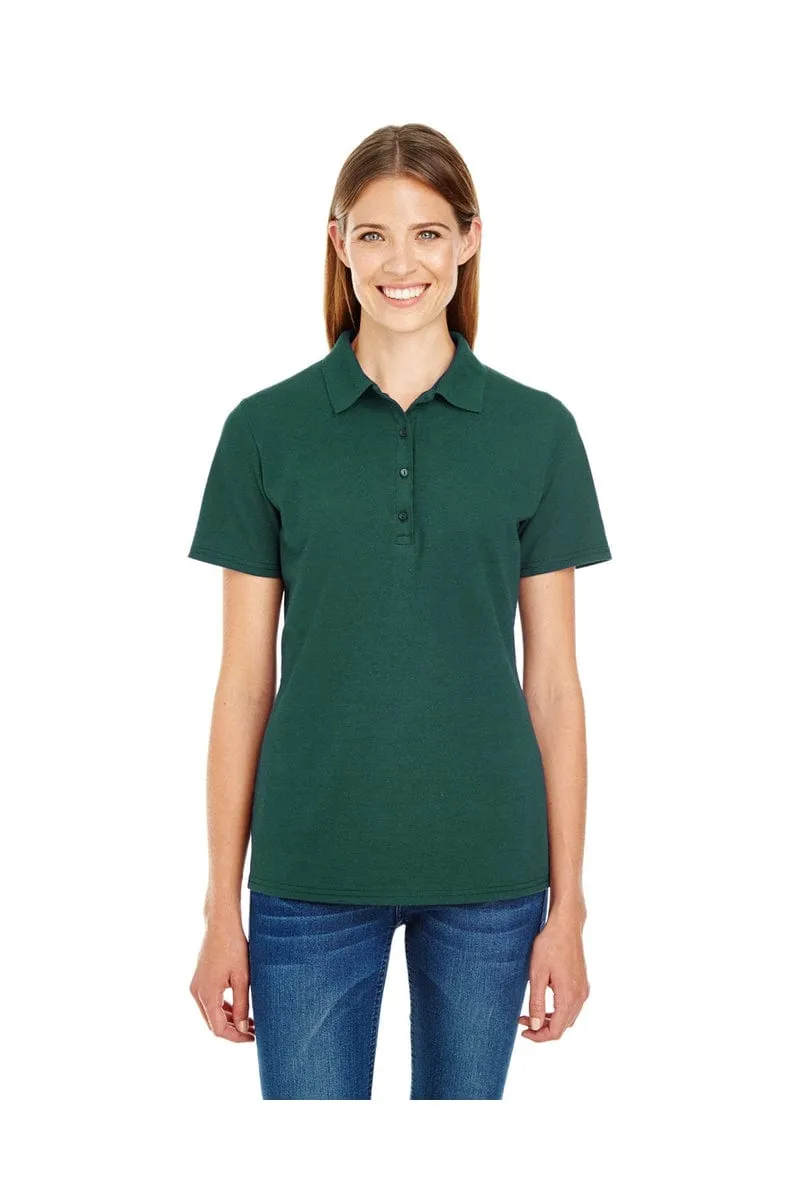 Hanes 035P: Ladies' 6.5 oz. X-Temp(r) Pique Short-Sleeve Polo with Fresh IQ