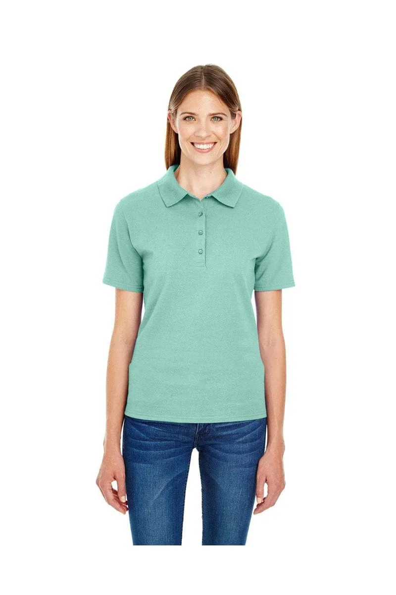 Hanes 035P: Ladies' 6.5 oz. X-Temp(r) Pique Short-Sleeve Polo with Fresh IQ