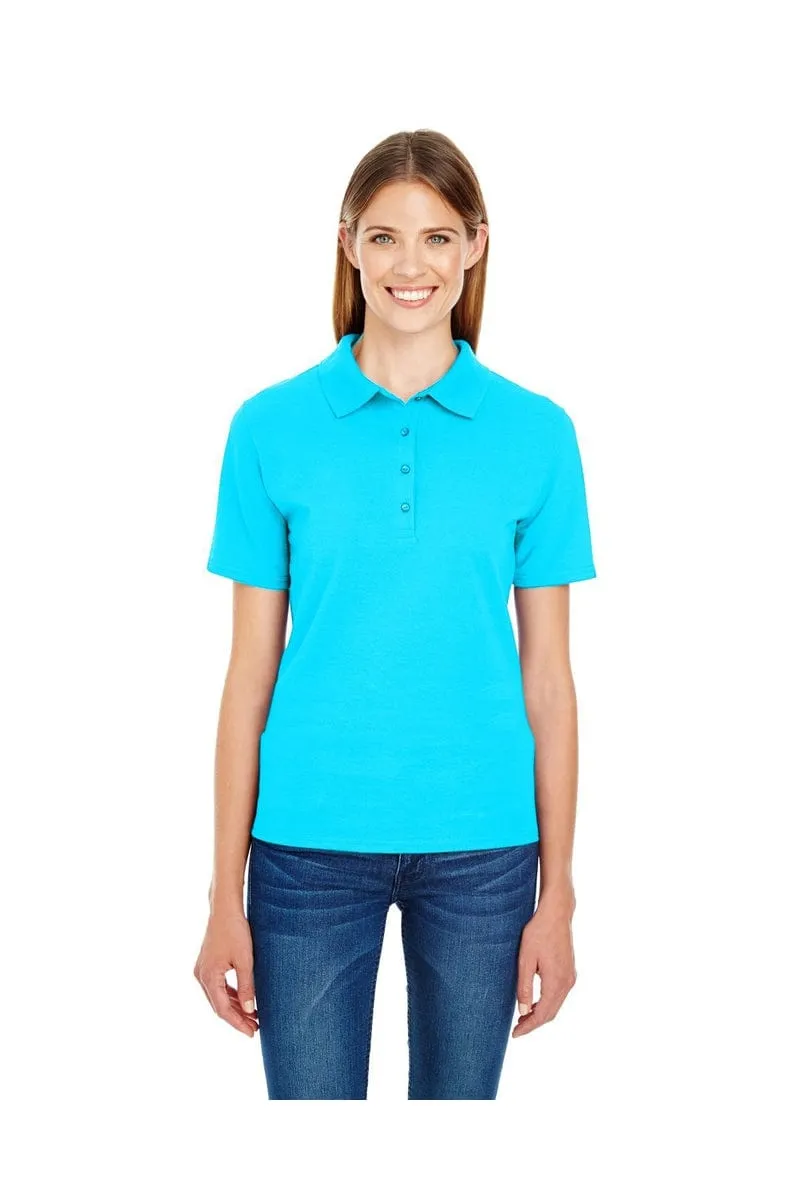 Hanes 035P: Ladies' 6.5 oz. X-Temp(r) Pique Short-Sleeve Polo with Fresh IQ