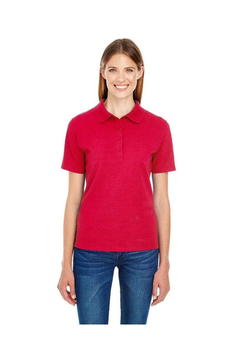 Hanes 035P: Ladies' 6.5 oz. X-Temp(r) Pique Short-Sleeve Polo with Fresh IQ