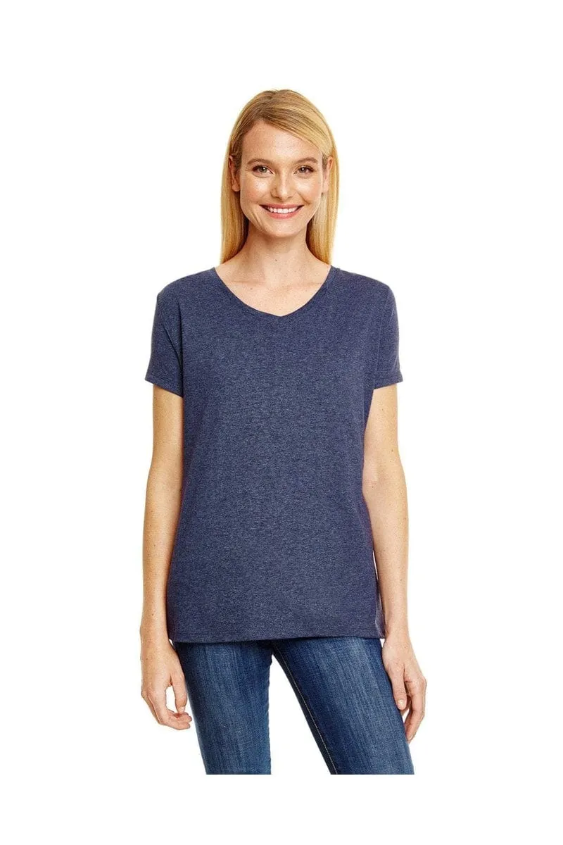 Hanes 42VT: Ladies' X-Temp® Triblend V-Neck T-Shirt