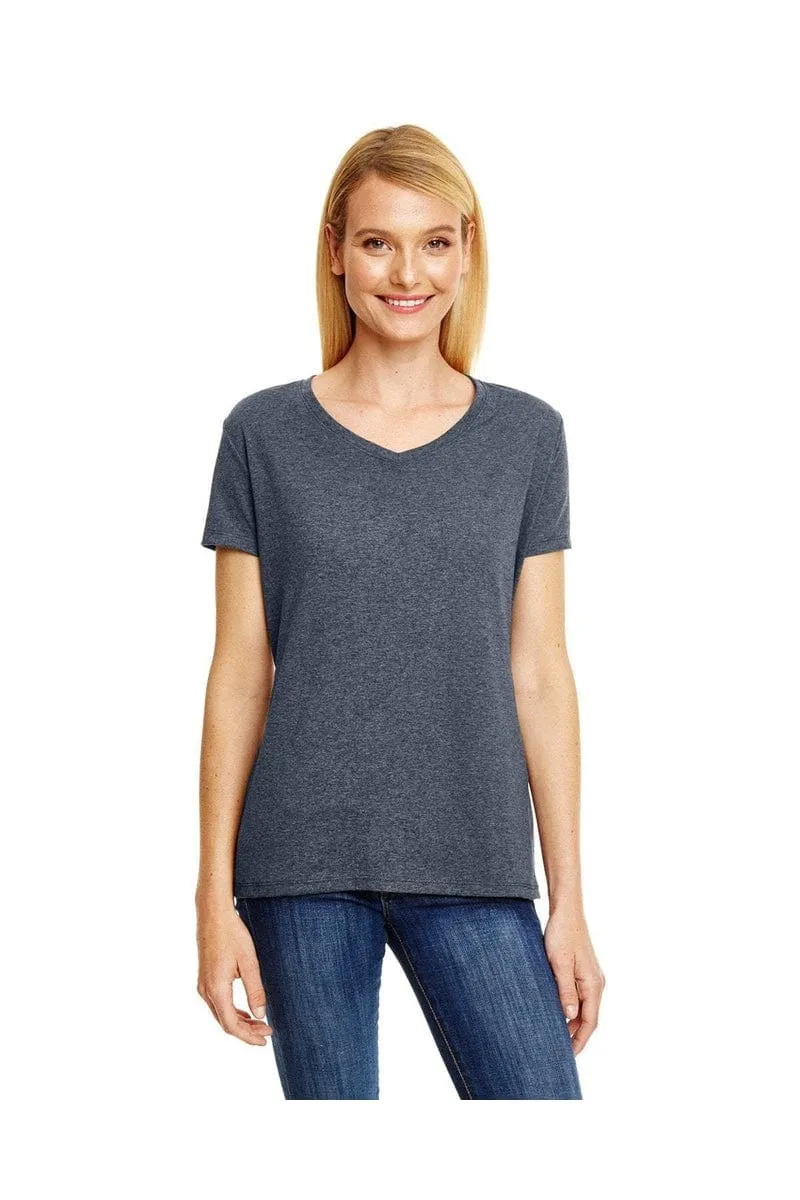 Hanes 42VT: Ladies' X-Temp® Triblend V-Neck T-Shirt