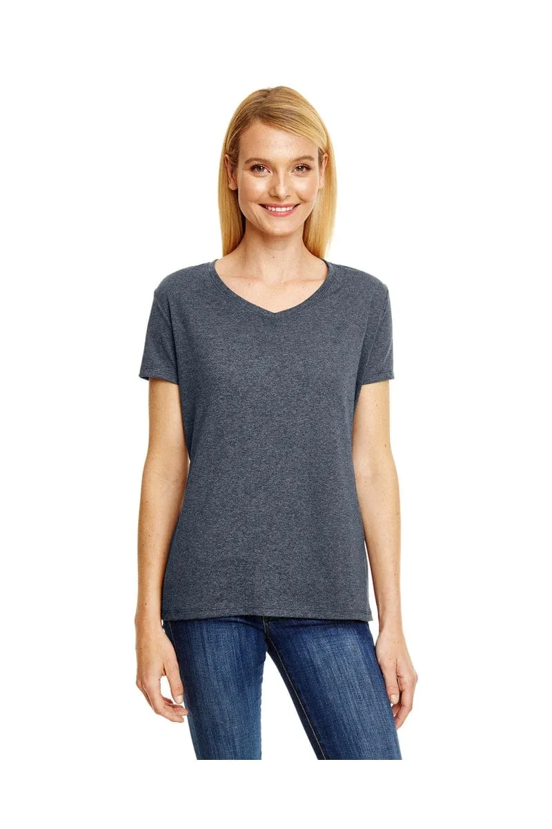 Hanes 42VT: Ladies' X-Temp® Triblend V-Neck T-Shirt