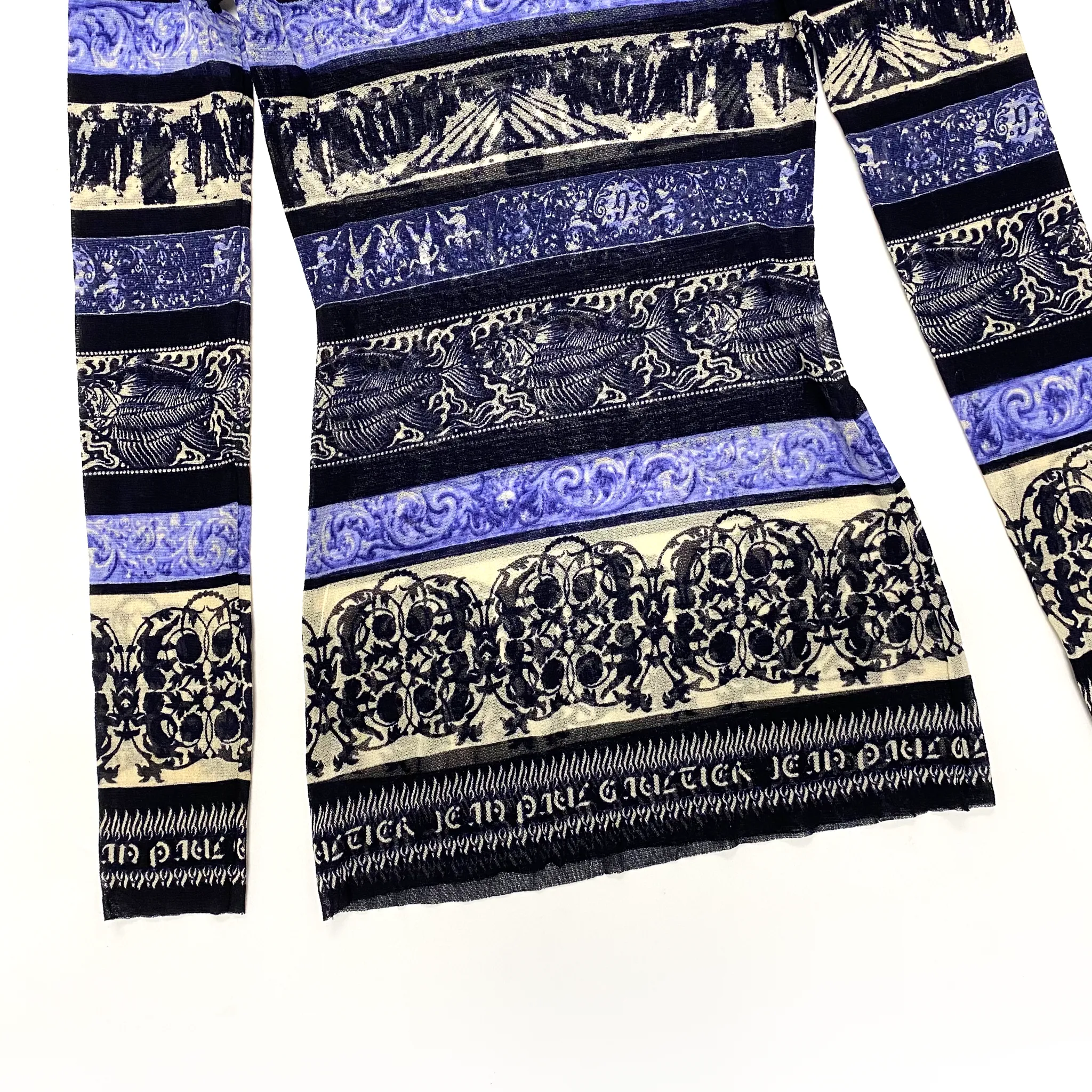 Jean Paul Gaultier Fish Mesh Skirt Set