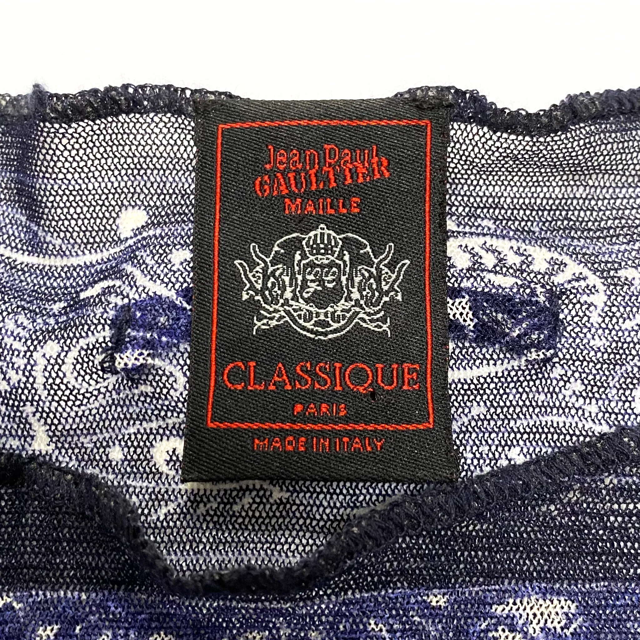 Jean Paul Gaultier Fish Mesh Skirt Set