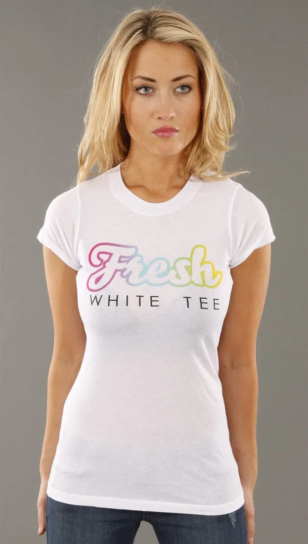 Local Celebrity Fresh White Tee