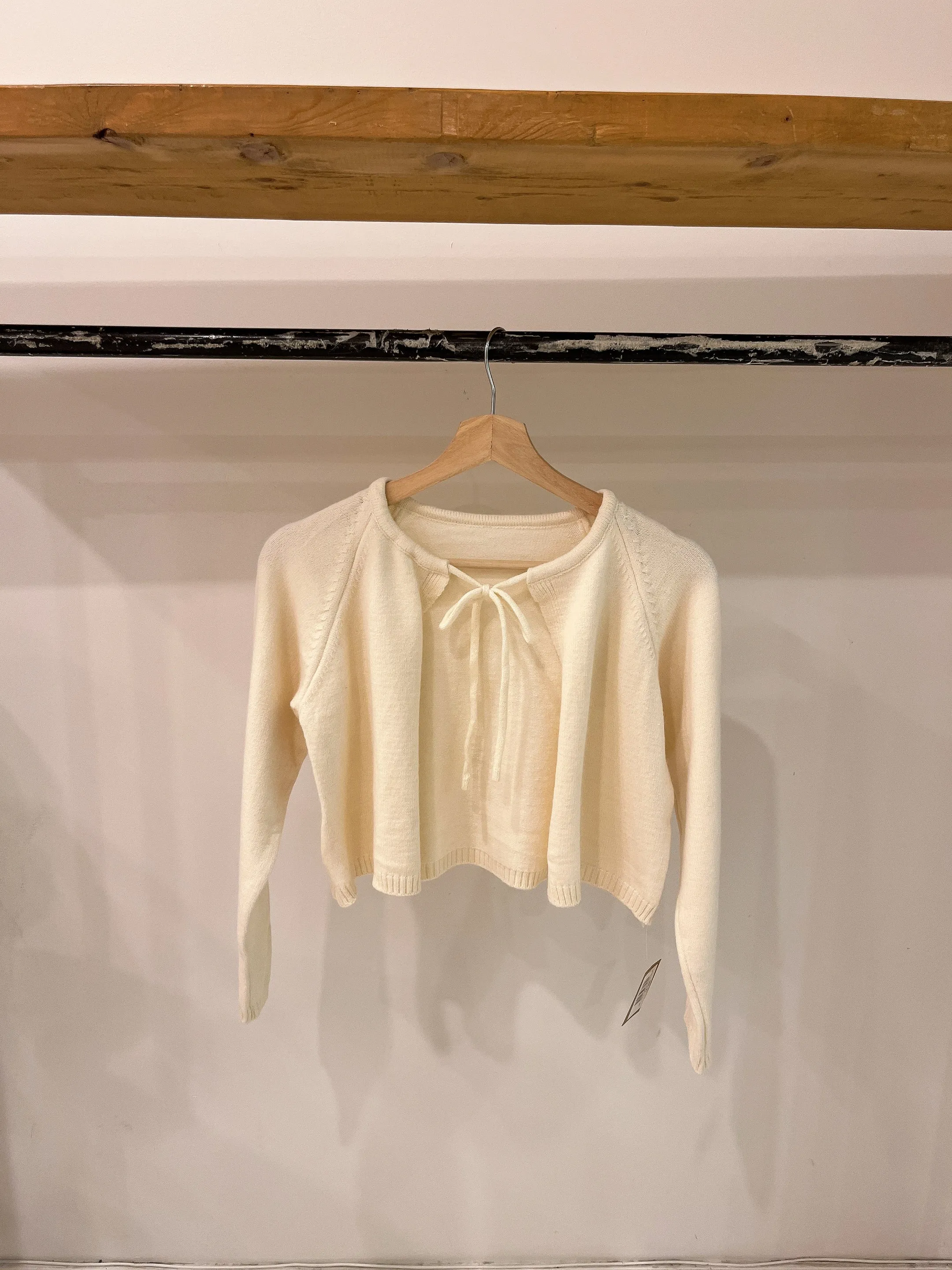 MICHI Tie front cardigan