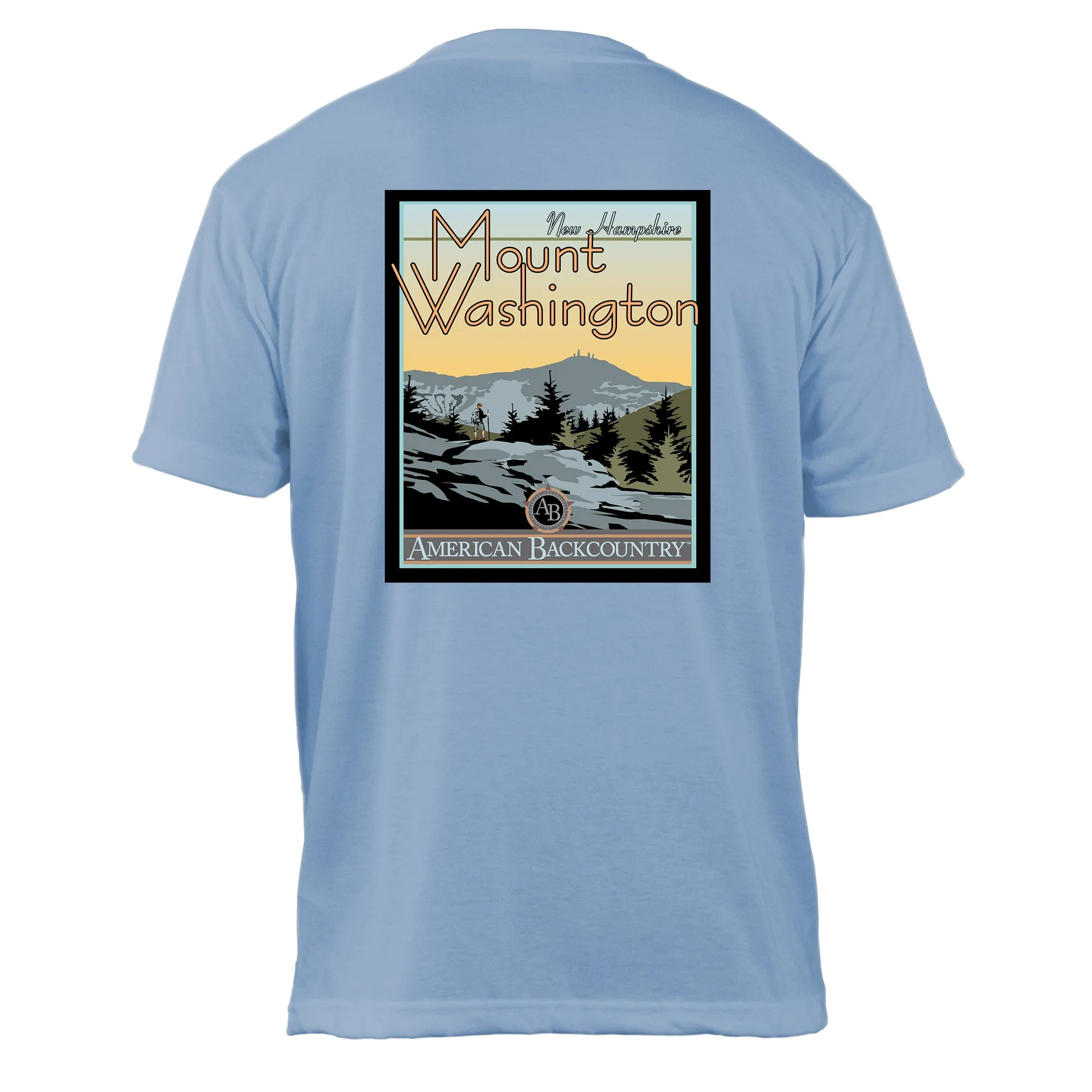 Mount Washington Vintage Destinations Basic Crew T-Shirt