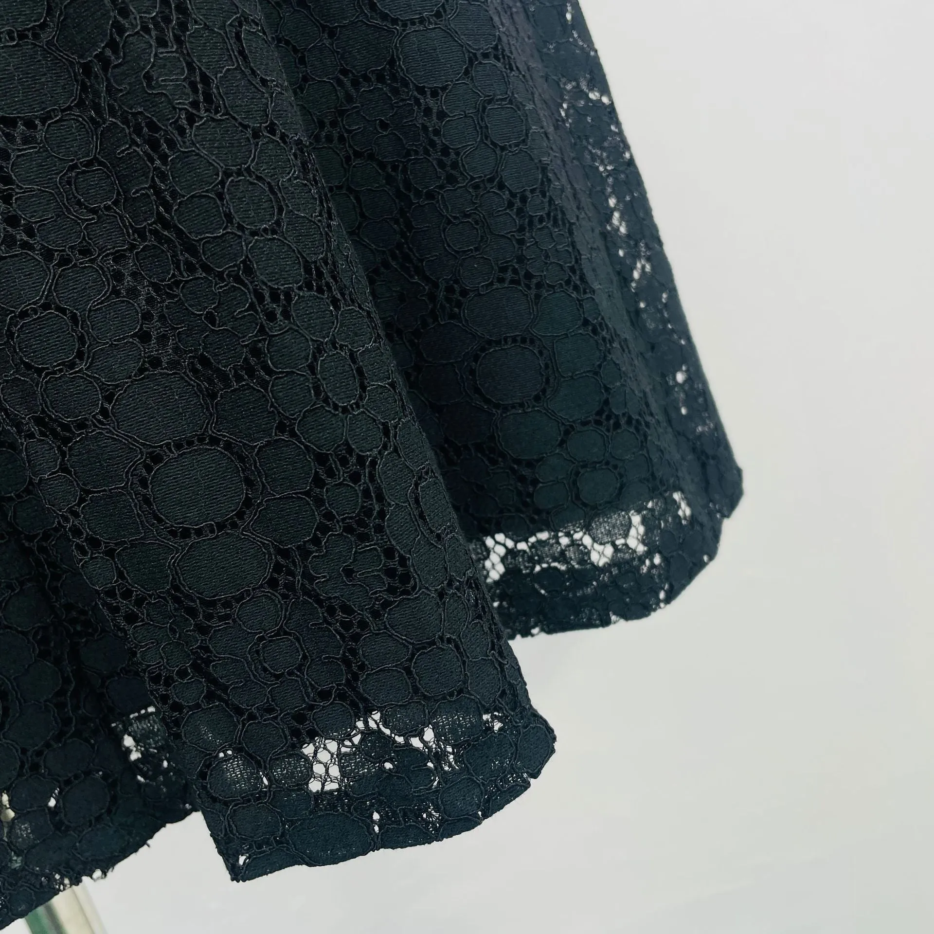 Production Jinchen Same Style Black Summer Women's Lace Dress Sexy Temperament Slim-Fit Figure Flattering Cheongsam Dress