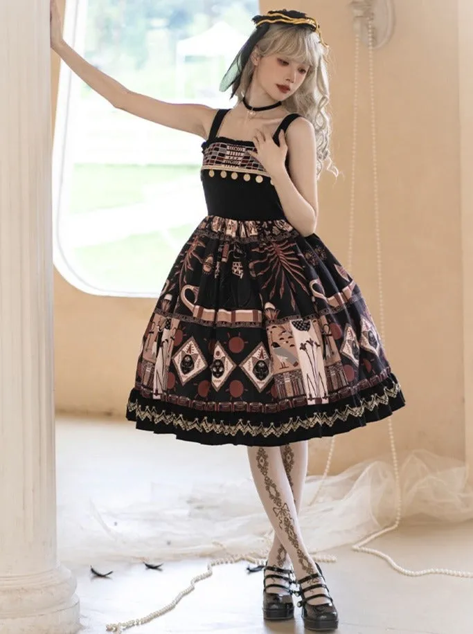 Puzi Suspender Lace Print   With Original Skirt Dress Design Kula
