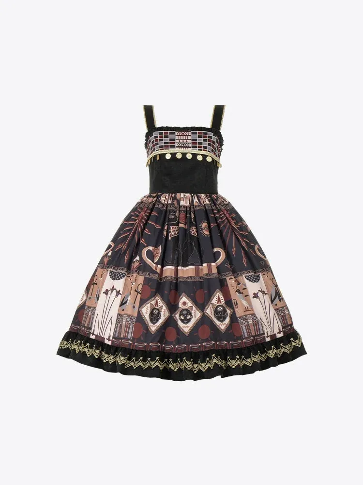 Puzi Suspender Lace Print   With Original Skirt Dress Design Kula