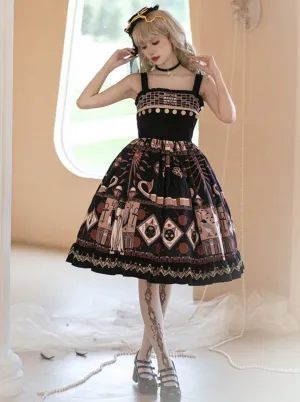 Puzi Suspender Lace Print   With Original Skirt Dress Design Kula