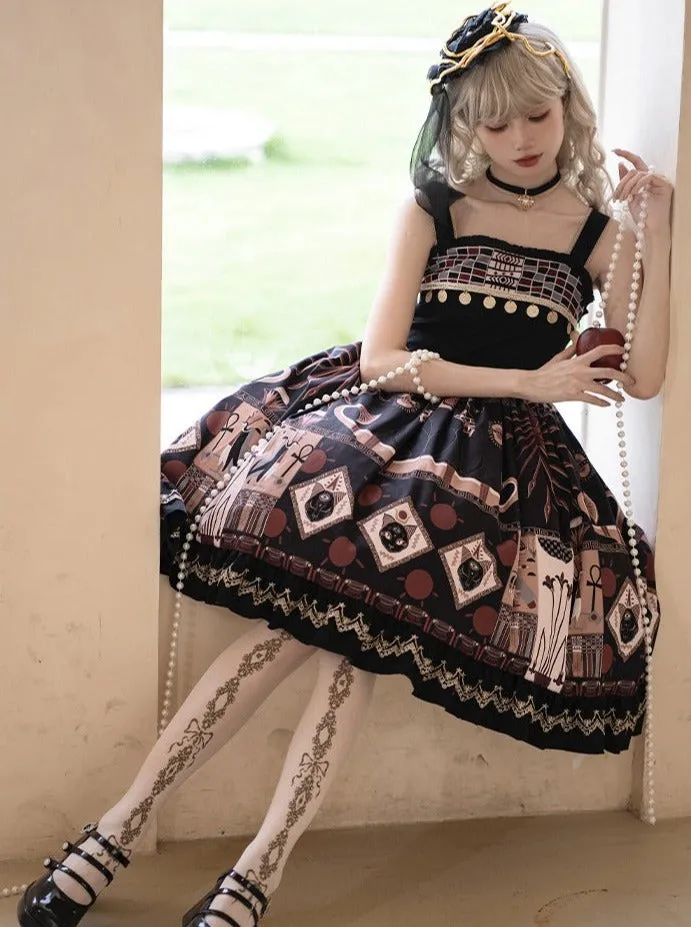 Puzi Suspender Lace Print   With Original Skirt Dress Design Kula