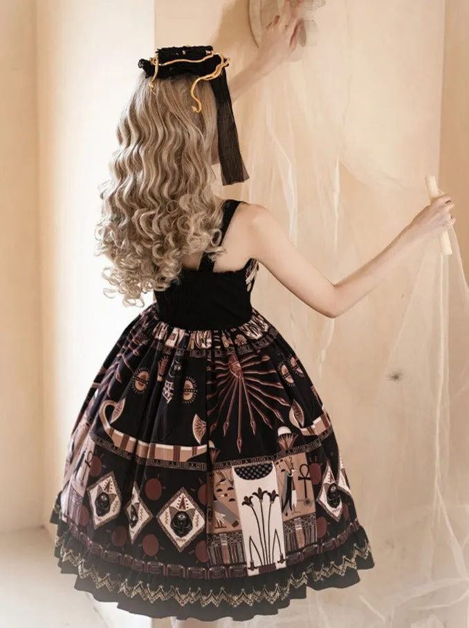 Puzi Suspender Lace Print   With Original Skirt Dress Design Kula
