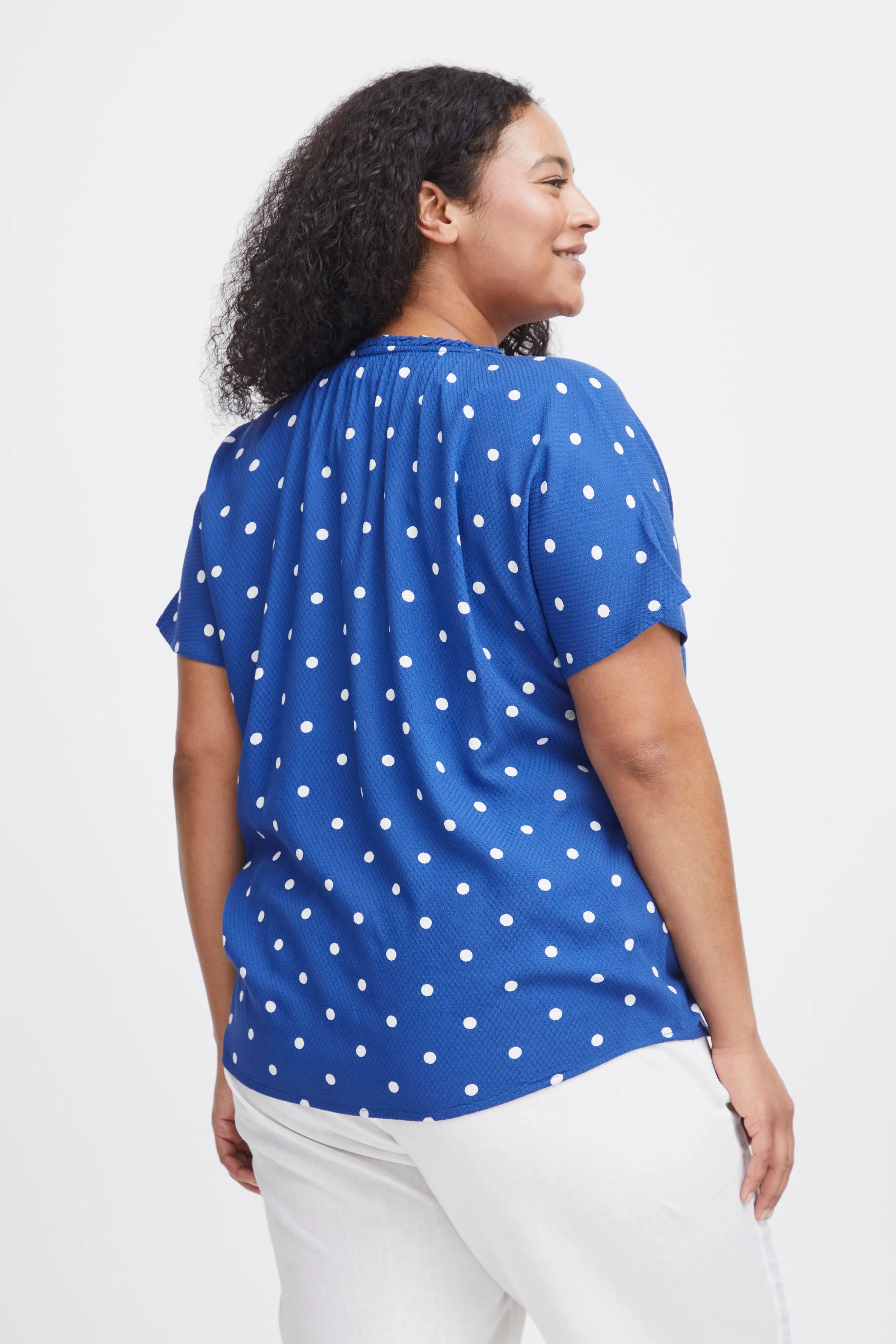 Simple Wish Kamma Blouse in Blue
