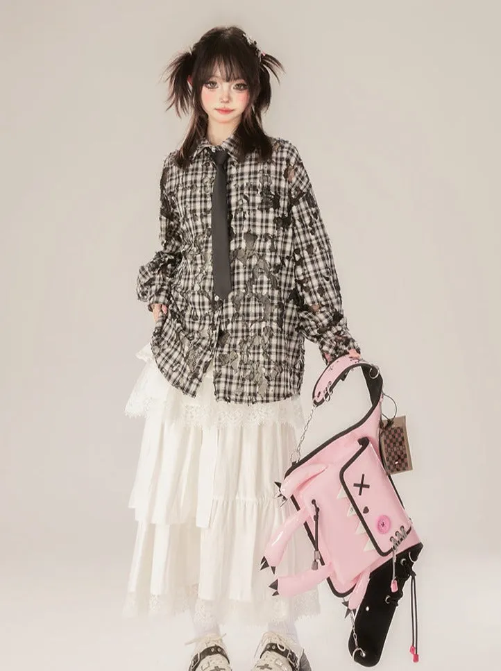 Skirt Cake Lace White Pure