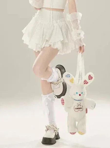 Skirt Lace White Cake