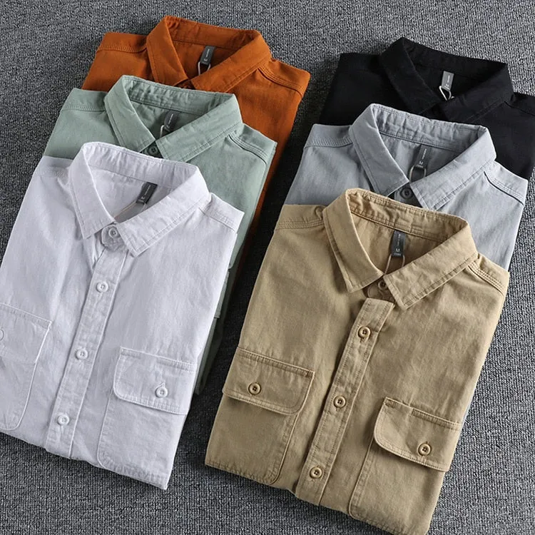 Vintage-Retro Cotton Shirt