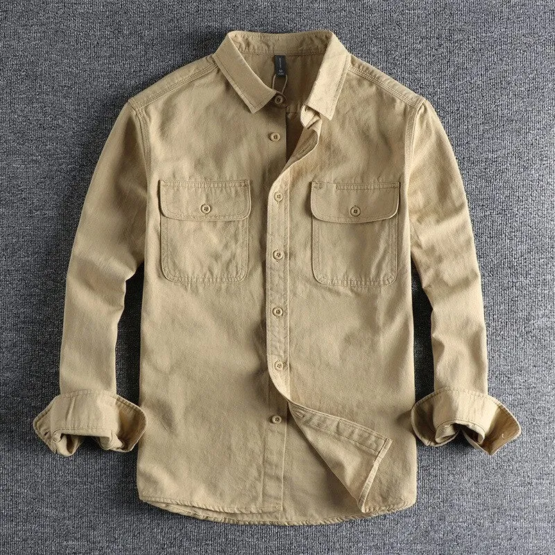 Vintage-Retro Cotton Shirt