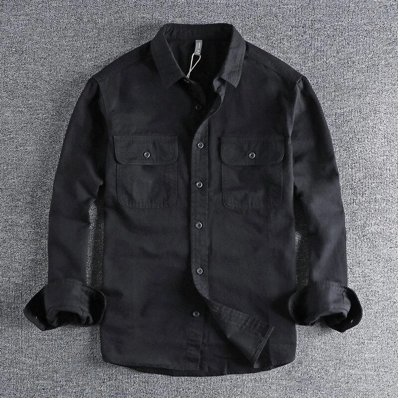Vintage-Retro Cotton Shirt