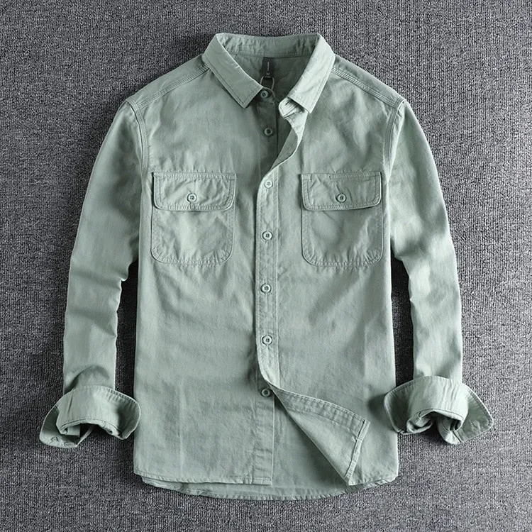 Vintage-Retro Cotton Shirt