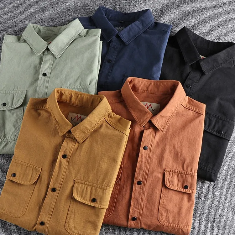 Vintage-Retro Cotton Shirt