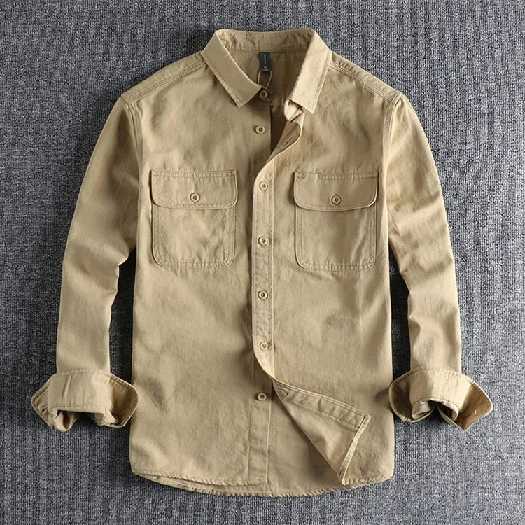 Vintage-Retro Cotton Shirt