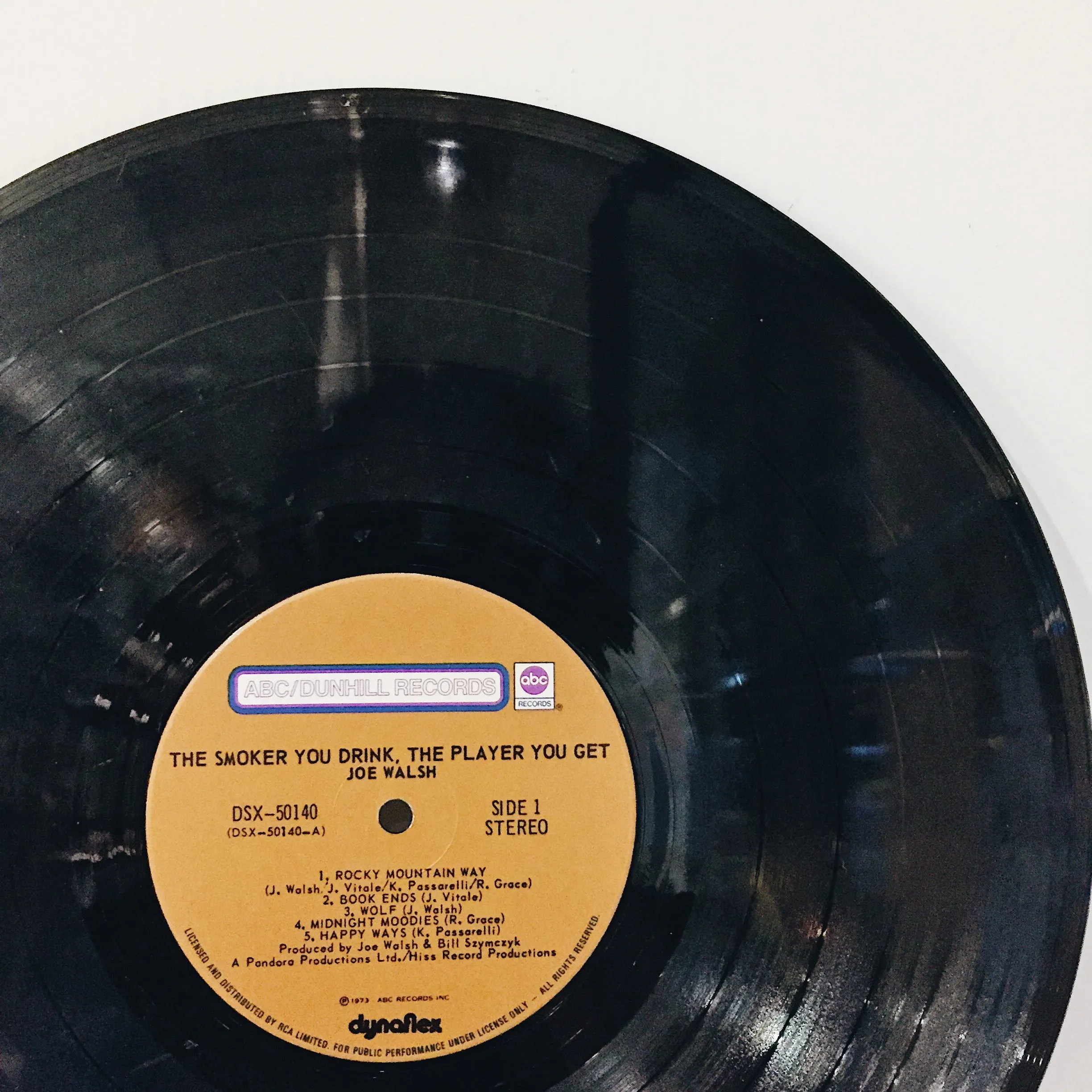Vintage Vinyl: Joe Walsh "The Smoker You Drink, The Player You Get"