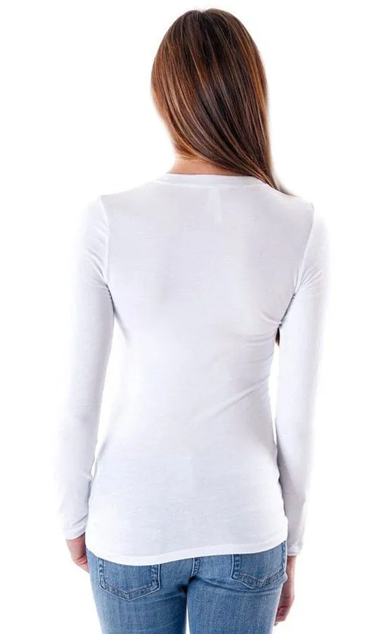 Womens White Skull Pilot Rider (Long Sleeve)